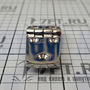 Купить Петля асимметричная Cim 0652-0126 75x38х5мм из зеркально-полированной нержавеющей стали AISI316 7ft.ru в интернет магазине Семь Футов