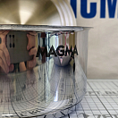 Купить Набор компактно складываемых кастрюль Popote Magma из нержавеющей стали с антипригарным покрытием, Osculati 48.700.02 7ft.ru в интернет магазине Семь Футов