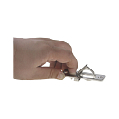 Купить Ручка палубная потайная Homer 006001 89х25мм полированная из нержавеющей стали AISI316 7ft.ru в интернет магазине Семь Футов