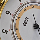 Купить Часы кварцевые судовые Termometros ANVI 32.1120 Ø120/95мм 40мм из полированной латуни 7ft.ru в интернет магазине Семь Футов