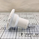 Купить Горловина заливная Nuova Rade 196275 80x93x72мм под шланг Ø38мм для воды с откидной крышкой 84x98мм из белого пластика 7ft.ru в интернет магазине Семь Футов