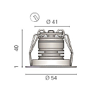 Купить Светильник светодиодный Foresti & Suardi Pollux 6141.3200 Power Led 10 - 30 В 2 Вт с диммером белый свет 7ft.ru в интернет магазине Семь Футов