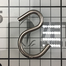 Купить Крючок S-образный из нержавеющей стали полированный 4 x 35 мм 7ft.ru в интернет магазине Семь Футов