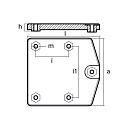Купить Алюминиевый анод Tecnoseal 00843AL 160x150x16мм пластинчатый для привода ПЛМ Mercury Zeus Drive 7ft.ru в интернет магазине Семь Футов