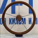 Купить Штурвал/рулевое колесо Savoretti Armando 4345140 Ø400мм из нержавеющей стали AISI316 с оправкой из тикового дерева 7ft.ru в интернет магазине Семь Футов