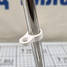 Купить Флагшток из нержавеющей стали конусный 400мм Ø14мм с основанием из нержавеющей стали, Osculati 35.390.02 7ft.ru в интернет магазине Семь Футов