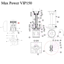 Купить Электродвигатель Max Power 312869 7,1 кВт 12 В для ПУ CT100/VIP150 7ft.ru в интернет магазине Семь Футов