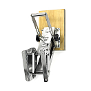 Купить Транец выносной регулируемый Техномарин 040404T 295х200х36мм 5-30° для ПЛМ до 15л.с. и 45кг из фанеры ФБС и нержавеющей стали AISI304 7ft.ru в интернет магазине Семь Футов