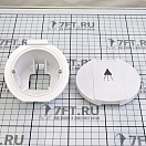 Купить Ниша для душа Plastimo EZ 67312 Ø96мм 120x170мм с крышкой круглая из белого ABS пластика 7ft.ru в интернет магазине Семь Футов