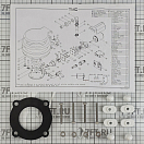 Купить Комплект прокладок основания TMC ET3822 для туалета с электропрокачкой 99902, 99904 7ft.ru в интернет магазине Семь Футов