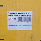 Купить Сепаратор выхлопных газов Vetus LGS7550 12л 540x170x420мм 360° шланговые соединения Ø75мм сливное соединение Ø50мм 7ft.ru в интернет магазине Семь Футов