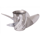 Купить Винт гребной четырёхлопастной Turning Point Propellers Express Mach 4 EX-1513-4L 31501340 Ø388,62мм(15,3") шаг 13" левостороннее вращение из нержавеющей стали для лодочных моторов 90-300+л.с. 7ft.ru в интернет магазине Семь Футов