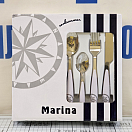 Купить Набор столовых приборов на 6 человек Plastimo Marina 5280491 24шт из нержавеющей стали 7ft.ru в интернет магазине Семь Футов