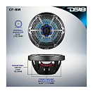 Купить Динамики двухполосные DS18 CF-8M Ø203мм 35Гц—23кГц 125-375Вт 4Ом IP65 светодиодная RGB-подсветка глянцевые с отделкой из углеродного волокна чёрного цвета 7ft.ru в интернет магазине Семь Футов