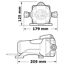 Купить Гидрофор автоматический Whale Watermaster FW0814(B) 8л/мин 12В 4А 2Бар 209x179x125мм под шланг Ø15мм для пресной и соленой воды, Osculati 16.700.12 7ft.ru в интернет магазине Семь Футов