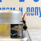 Купить Газовая одноконфорочная варочная панель Marine Rocket MR902SGSS 530x325мм с круглой мойкой слева из нержавеющей стали AISI304 и крышкой из закаленного дымчатого стекла 7ft.ru в интернет магазине Семь Футов