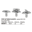 Купить Утка подъемная поворотная врезная Homer 003871 89х31 мм из нержавеющей стали AISI316 с фиксацией 7ft.ru в интернет магазине Семь Футов