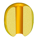 Купить Поплавок Polyform BPB3500 PLFBPB3500 Ø176x202мм для неводов из желтого этиленвинилацетата 7ft.ru в интернет магазине Семь Футов