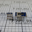 Купить Ручка-кнопка прямоугольная с кольцом Ø25мм толщина стенки 15-25мм из нержавеющей стали AISI316, Osculati 38.182.88 7ft.ru в интернет магазине Семь Футов
