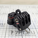 Купить Блок трёхшкивный Ronstan Orbit Blocks™ серия 30 RF35332 шкив Ø30мм 550/1100кг для троса Ø8мм ультралегкий из черного нейлона с петлей и стопором 7ft.ru в интернет магазине Семь Футов