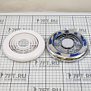 Купить Вытяжной вентилятор с встроенным LED светильником SwiftAir SW-DC24V-4R2 Ø140мм 24В 1,5/4,8Вт 7,2м3/ч 6000К с декоративными кольцами из белого и хромированного АБС-пластика, Osculati 13.582.24 7ft.ru в интернет магазине Семь Футов