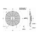 Купить Вентилятор осевой всасывающий Spal VA13-AP51/C-35A 12В Ø330мм 1980м3/ч 7ft.ru в интернет магазине Семь Футов