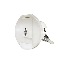 Купить Встраиваемый бокс Plastimo EZ Water 67206 резьба 3/4" вырез Ø70мм угловой с входом для пресной воды с круглой жесткой крышкой из белого АСА-пластика 7ft.ru в интернет магазине Семь Футов