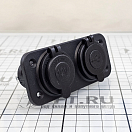 Купить Панель водонепроницаемая AAA 4620136035057_pkg_10 прикуриватель 12В и 2 USB-разъема 5В 2,1/1А из ударопрочной пластмассы упаковка из 10 штук 7ft.ru в интернет магазине Семь Футов