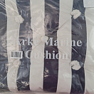 Купить Подушка простая в бело-синюю полоску водонепроницаемая из хлопка 430 x 350 мм, Osculati 24.430.14 7ft.ru в интернет магазине Семь Футов