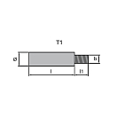 Купить Цинковый анод Tecnoseal 01318 Ø12x40мм 3/8''UNC стержневой для лодочных двигателей Yanmar 7ft.ru в интернет магазине Семь Футов