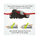 Купить Стопор щелевой Clamcleat CL217MK1 Side Entry 82x18x23 мм правый для канатов 3 - 6 мм, Osculati 56.217.00 7ft.ru в интернет магазине Семь Футов