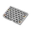 Купить Цинковый анод Tecnoseal 00901 117x80x38мм пластинчатый для двигателей OMC 100-245л.с. 7ft.ru в интернет магазине Семь Футов