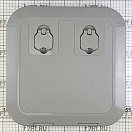 Купить Люк инспекционный Flush CE 375x375мм 180° водонепроницаемый из серого ASA пластика, Osculati 20.293.60 7ft.ru в интернет магазине Семь Футов