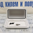 Купить Люк для хранения 285x180x260мм с белой крышкой и замком, Osculati 20.021.00 7ft.ru в интернет магазине Семь Футов