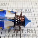 Купить Подсвечник "Маяк" Nauticalia 55174 180мм синий/белый из витражного стекла и металла 7ft.ru в интернет магазине Семь Футов