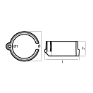 Купить Цинковый кольцевой анод Tecnoseal 00742 Ø78x87x37мм для двигателей Volvo Penta XDP-B 7ft.ru в интернет магазине Семь Футов