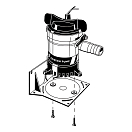 Купить Кронштейн крепления Johnson Pump 10605-00 90° для трюмных насосов 7ft.ru в интернет магазине Семь Футов