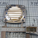 Купить Решетка вентиляционная 100x100мм из полированной нержавеющей стали, Osculati 53.302.01 7ft.ru в интернет магазине Семь Футов