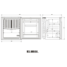 Купить Встраиваемый мини-холодильник Dometic DS 600 BI 9600026683 486 x 552 x 484 мм 230 В 43 л 7ft.ru в интернет магазине Семь Футов