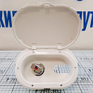 Купить Палубный душ Oval со смесителем и лейкой Desy с ПВХ шлангом 2,5м и белой крышкой, Osculati 15.240.20 7ft.ru в интернет магазине Семь Футов