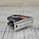 Купить Блок одношкивный Ronstan RF50171HL шкив Ø50мм 800/1500кг для тросов Ø5/12мм палубный из нилатрона усиленный серебристый/чёрный 7ft.ru в интернет магазине Семь Футов