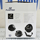 Купить Компас Plastimo Offshore 105 65001 12/24В для судна 5-10м c чёрной конической картушкой Ø91мм в чёрном корпусе 140x134мм горизонтальный врезной монтаж 7ft.ru в интернет магазине Семь Футов
