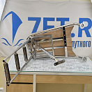 Купить Платформа носовая Техномарин 040245BT с телескопическим трапом 700x420x730мм каркас Ø32мм 3 ступени из древесины ироко и нержавеющей стали AISI 304 7ft.ru в интернет магазине Семь Футов