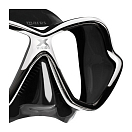 Купить Маска для плавания двухлинзовая для взрослых Mares X-Vision 411053 черный/черно-белый 7ft.ru в интернет магазине Семь Футов