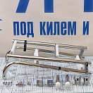 Купить Трап складной стандартный для крепления на кормовой части 4 ступеньки 900х260мм из нержавеющей стали AISI316, Osculati 49.572.04 7ft.ru в интернет магазине Семь Футов