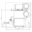 Купить Насосная станция Johnson Pump Aqua Jet Duo WPS 10.4 10-13409-02 24В 300Вт 40л/мин 2,8бар штуцер 18мм 236х245х228мм для водоснабжения 7ft.ru в интернет магазине Семь Футов