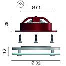 Купить Светильник светодиодный Foresti & Suardi Norma S 5035.SMD.C.4000 Led 10 - 30 В 2,5 Вт с диммером белый свет 7ft.ru в интернет магазине Семь Футов