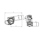 Купить Вертикальная лебедка без барабана Maxwell Vetus P105856 тип RC12-HD CW 24В 2000Вт 610-1820кг цепь Ø12-13мм трос Ø20мм для судов до 20м и палубы 200мм 7ft.ru в интернет магазине Семь Футов