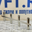 Купить Держатель для четырех удилищ/спиннингов Lalizas 70619 725х193х44,5мм скрытого монтажа из нержавеющей стали AISI316 7ft.ru в интернет магазине Семь Футов