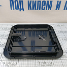 Купить Люк инспекционный водонепроницаемый Splash-Proof 375x375мм со съемной крышкой чёрный, Osculati 20.302.33 7ft.ru в интернет магазине Семь Футов